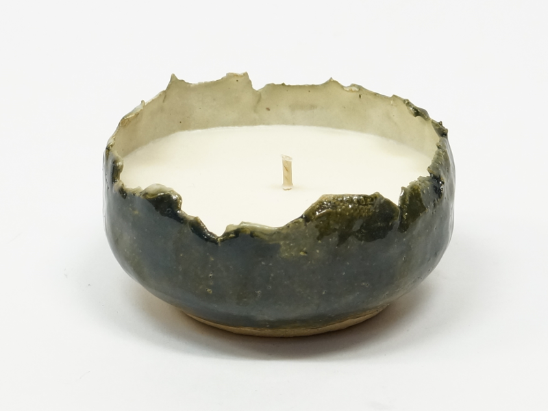 Fir & Vanilla Hand Crafted Pottery Candle