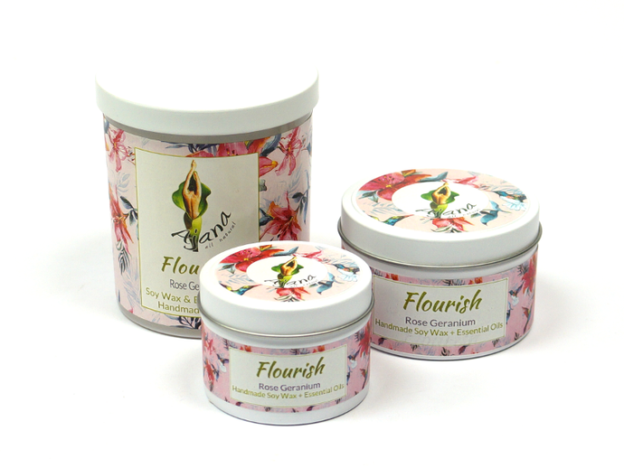 Flourish Essential Oil Soy Wax Candle