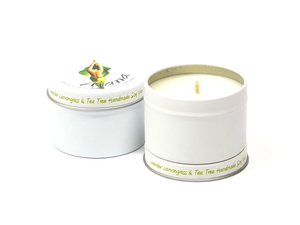 Lavender Lemongrass Tea Tree Soy Wax Candle
