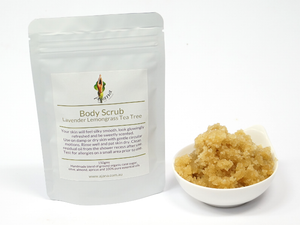 Lavender Lemongrass Tea Tree Sugar Scrub