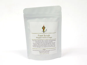 Peppermint & Sage Salt Foot Scrub