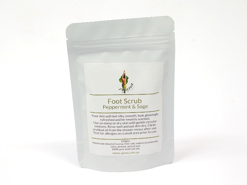 Peppermint & Sage Salt Foot Scrub