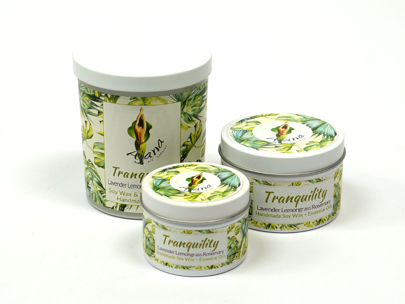 Tranquility Essential Oil Soy Wax Candle