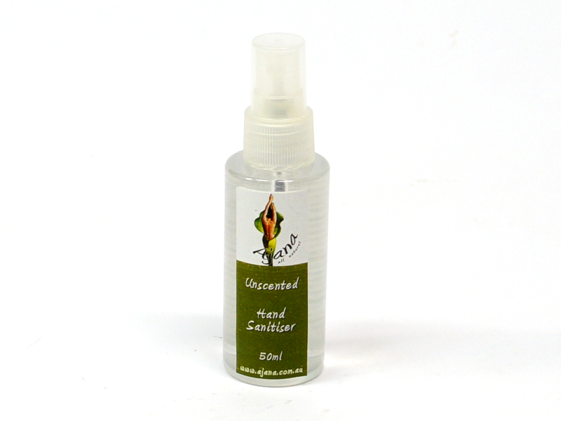 Unscented Hand Sanitiser - 50ML Spray Pump Pack